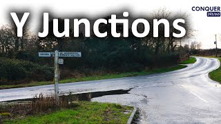 Y Junctions driving lesson  UK [upl. by Ettelrats685]