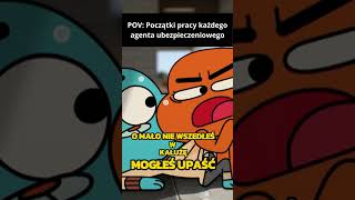 Praca agenta  jak wyglądały początki ubezpieczenia śmieszne gumball [upl. by Duffie]