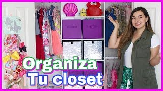 COMO ORGANIZAR UN CLOSET PEQUEÑO FACIL Y CON POCO DINERO [upl. by Madalyn47]