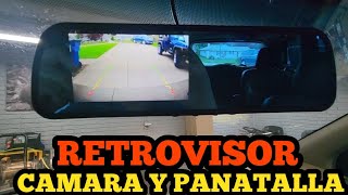 INSTALACION DE CAMARA DE REVERSA EN RETROVISOR [upl. by Euf583]