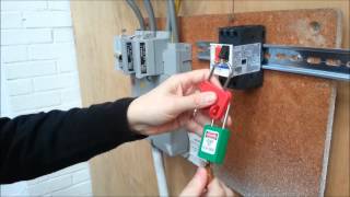 How to lockout a GV2ME16 Circuit Breaker [upl. by Airotna]