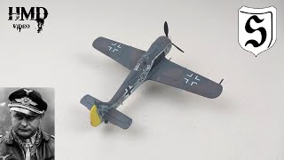 FockeWulf Fw 190A8 Luftwaffe Ace Josef quotPipsquot Priller JG 26 quotBlack 13quot DDay 172 Diecast Model [upl. by Cedell224]