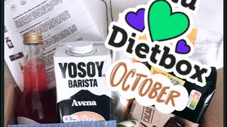 UNBOXING DIETBOX Octubre 2024 mydietbox [upl. by Ackler]