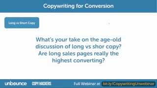 Long Vs Short Landing Page Sales Copy [upl. by Etnaled]