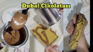 Meşhur Dubai çikolatası  Dubai çikolatası tarifi [upl. by Sadoff775]