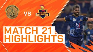 2023 Abu Dhabi T10 Match 21 Highlights Northern Warriors vs Deccan Gladiators  Season 7 [upl. by Ryle]