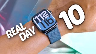 Apple Watch Series 10  REAL Day in the Life [upl. by Avis]