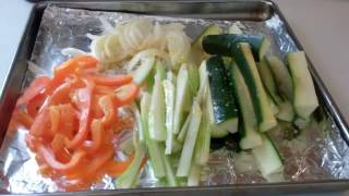 Roasted Vegetables InThe Toaster Oven [upl. by Nnylakcaj238]