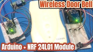 NRF  24L01 and Arduino Wireless Comunication tutorial  Wireless Doorbell [upl. by Ora]