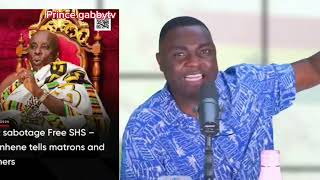 Kelvin Taylor blast nana okyehene ofori pannin for his statement about school feeding program [upl. by Urbannal]