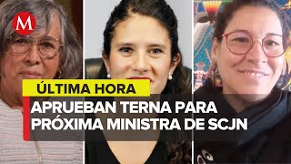 Terna enviada por AMLO para ministra de la Corte fue aprobada por la Comisión del Senado [upl. by Benildas539]