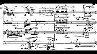 Ferneyhough  String Quartet No 3 1987 with score [upl. by Ashby]