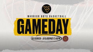 Wapsie Valley vs Denver  Varsity Boys Basketball [upl. by Eimmaj]