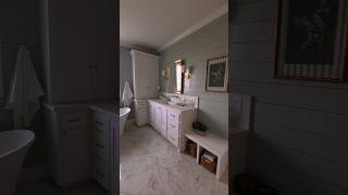 Shiplap walls master bathroom homedecor interiorhomes diy dreamhome homedesign texas [upl. by Eniac278]