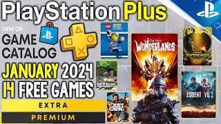 BIG PS PLUS UPDATE 14 PS ExtraPremium JANUARY Games  Kinda Bad PlayStation Plus 2024 Games [upl. by Annavaj]