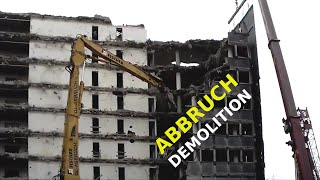 Abbruch Versatel Hochhaus in Stuttgart  Demolition Skyscraper in Stuttgart [upl. by Rorke]