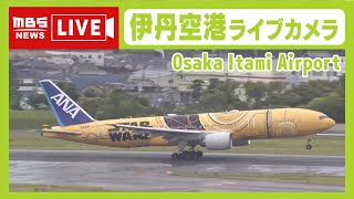 【LIVE】大阪・伊丹空港ライブカメラ OSAKA Itami Airport 滑走路や飛行機の様子は？【MBSニュース】 [upl. by Ientruoc]