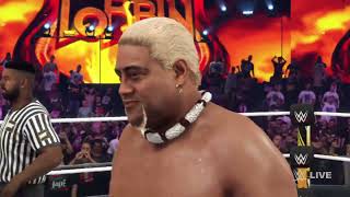 D2K24 Rikishi defends the Undisputed title against Omos NXT Spring Breakin [upl. by Berg]