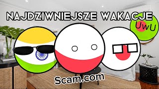 POLSKA WYPRÓBOWAŁA SKAMOWE WAKACJE Śmieszne Countryballs Animacja 😂 [upl. by Lasorella374]