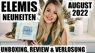 Elemis Neuheiten August 2022  Unboxing amp Verlosung [upl. by Colt]