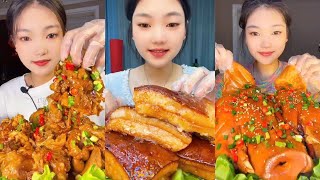 Eating Spicy Braised Pork Full Video of YUAN YUANs 13 Days of Mukbang  YUANYUAN ASMR [upl. by Rois]