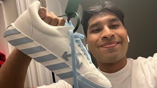 Off White Sneakers 2022 unboxing white and baby blue [upl. by Rizika]