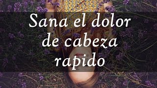 Masaje para QUITAR el DOLOR DE CABEZA 💆 Relajar LA CABEZA [upl. by Jakie888]