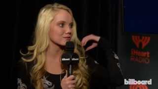 The Voice Winner Danielle Bradbery backstage QampA at iHeartRadio Music Festival 2013 [upl. by Nwahsel94]