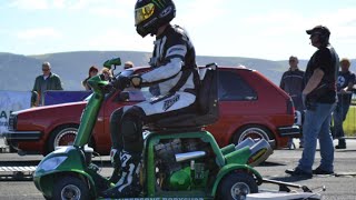 GUINNESS WORLD RECORD Fastest MOBILITY SCOOTER Speed RECORD 107MPH14 mile [upl. by Aleahpar]