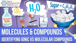 Chemistry Lesson Identifying Ionic vs Molecular Compounds [upl. by Betteanne]