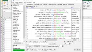 Opening AntConc Output in Excel [upl. by Lion]