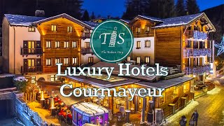 The 5 best luxury hotels in Courmayeur Italy [upl. by Stephan386]