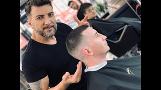 الكوافيرحسنknippen haarverf highlights weareback utrecht👍barberlessons [upl. by Yggep]