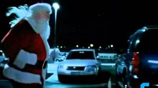 Running Santa Claus Target Funny commercial [upl. by Ynehpets]