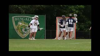 Mills Hope 2027 Varsity Lacrosse Highlights [upl. by Nwad671]