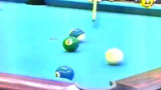 Efren Reyes Calls a 2 Rail Kick Carom  The Magician [upl. by Bresee]