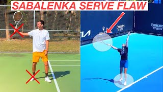 Sabalenka Has a Great Serve But… [upl. by Ynaffet]