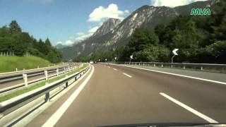 Von Österreich nach Italien über die A10 A2 A23 [upl. by Verge359]