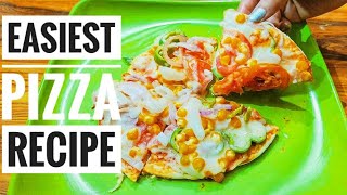 Pizza banane ki sabse Asaan recipe Make pizza at homeWithout oven pizzasammu joria [upl. by Enenstein]