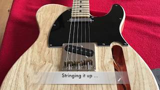 Building a Warmoth Telecaster [upl. by Killam]