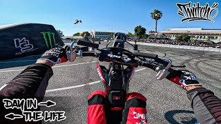 Day In The Life  LA Coliseum SMX Monster Demo 2023 [upl. by Yecak]