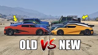 GTA 5 ONLINE  NEW VS OLD WHICH IS FASTEST [upl. by Seuqcaj]