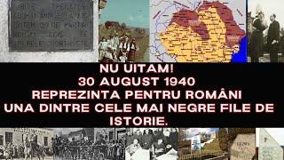 Nu uităm Anul 1940  România mutilată 30August1940 [upl. by Quartis737]