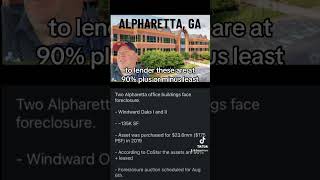 Alpharetta GA Office Building Going to Foreclosure [upl. by Noirda]