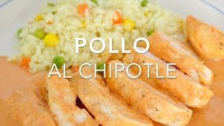 POLLO EN SALSA DE CHIPOTLE  Recetas fáciles Pizca de Sabor [upl. by Gauthier]