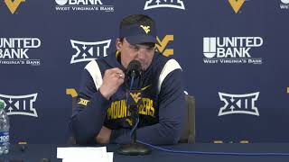 WVU head coach Neal Brown Cincinnati Post Game 2023 [upl. by Rome962]