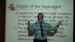 Introduction to the Apocrypha and the Septuagint  Part Two [upl. by Annyahs]