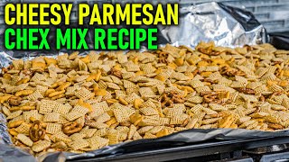 Cheesy Parmesan Ranch Chex Mix 10 Minute Recipe [upl. by Chickie580]