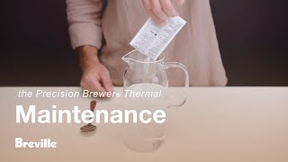 the Breville Precision Brewer® Thermal  How to descale your coffee maker  Breville NZ [upl. by Milan]