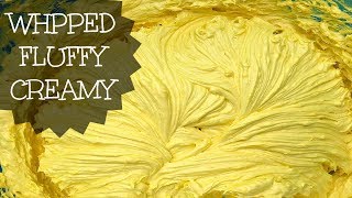 HOW TO MAKE A FLUFFY amp CREAMY 3 INGREDIENT WHIPPED SHEA BUTTER MIX [upl. by Annirok]